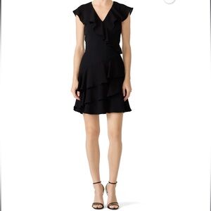 Parker - Black Ruffle Dress Size 4